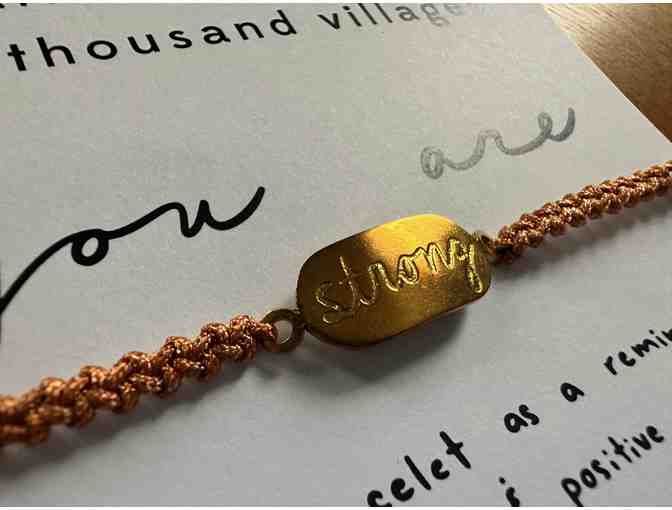 Affirmation Bracelet | You Are... STRONG