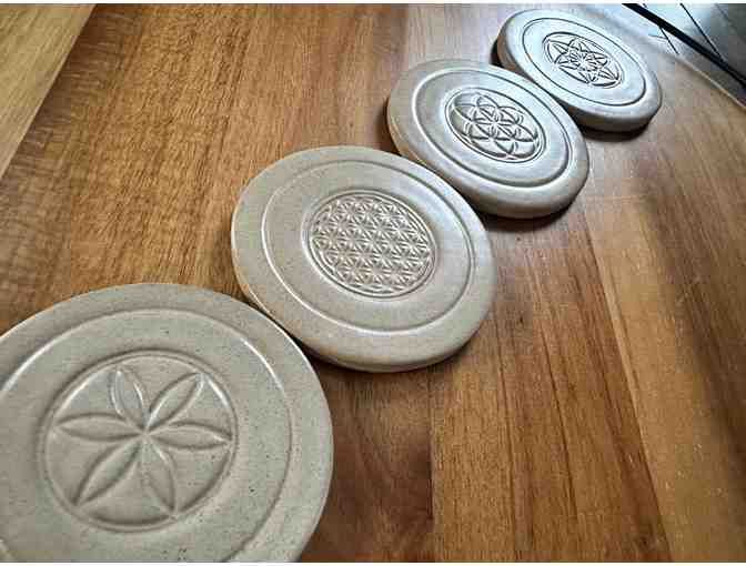 Sacred Geometry Coasters | Set of Four