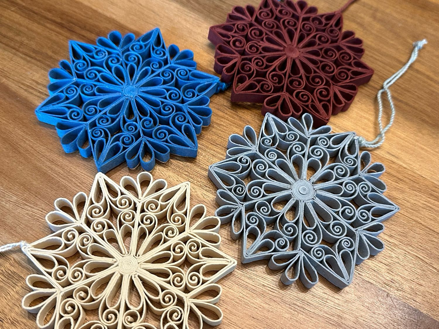 Quilled Snowflake | Ornament ICE BLUE