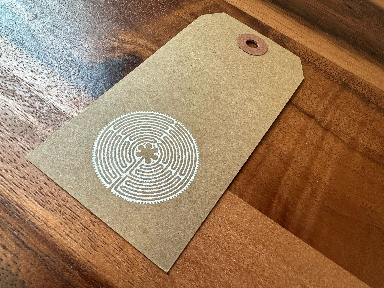 Labyrinth Gift Tags | Set of 10 Tags + Twine