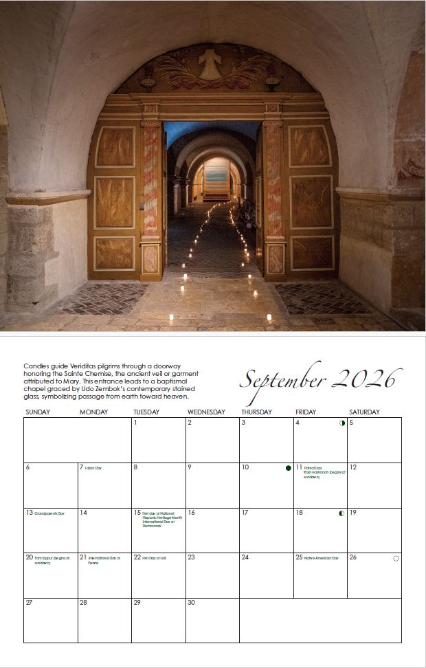2026 Veriditas Wall Calendar