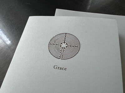 Greeting Card: Chartres Labyrinth (GRACE) Greeting Card: Chartres Labyrinth (GRACE)