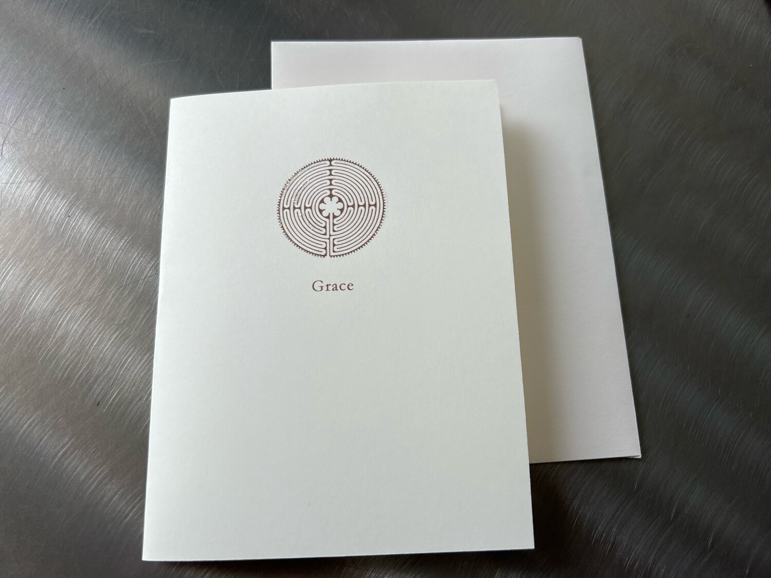 Greeting Card: Chartres Labyrinth (GRACE)