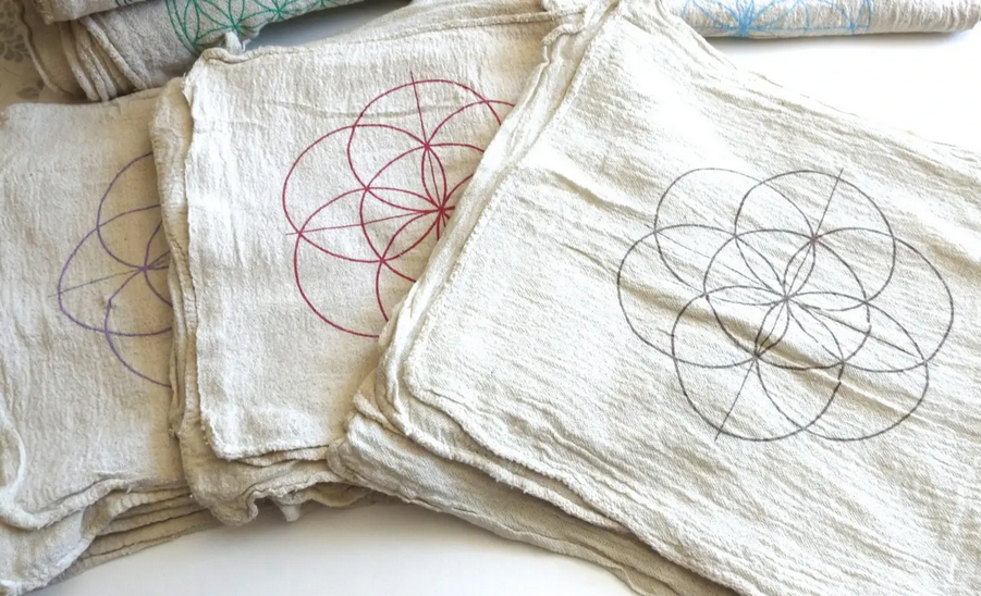 Crystal Grid Cloth - Seed of Life