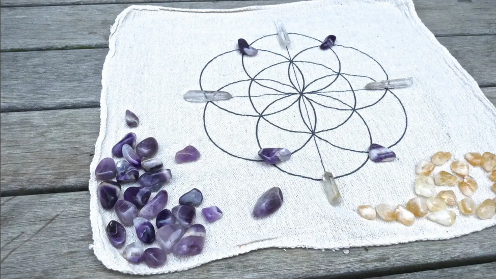 Crystal Grid Cloth - Seed of Life