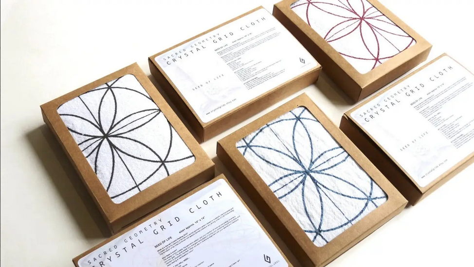 Crystal Grid Cloth - Seed of Life