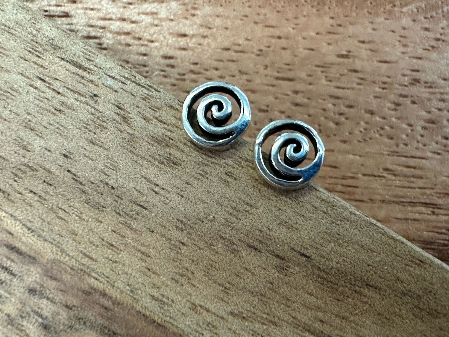 Earrings: Tiny Studs - Tiniest Spiral