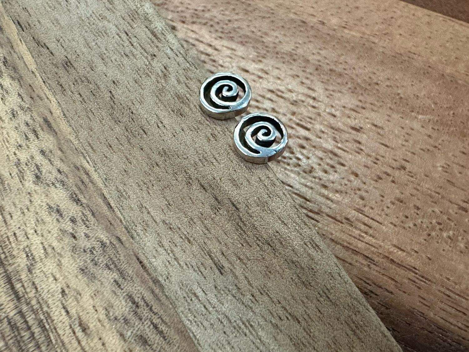 Earrings: Tiny Studs - Tiniest Spiral