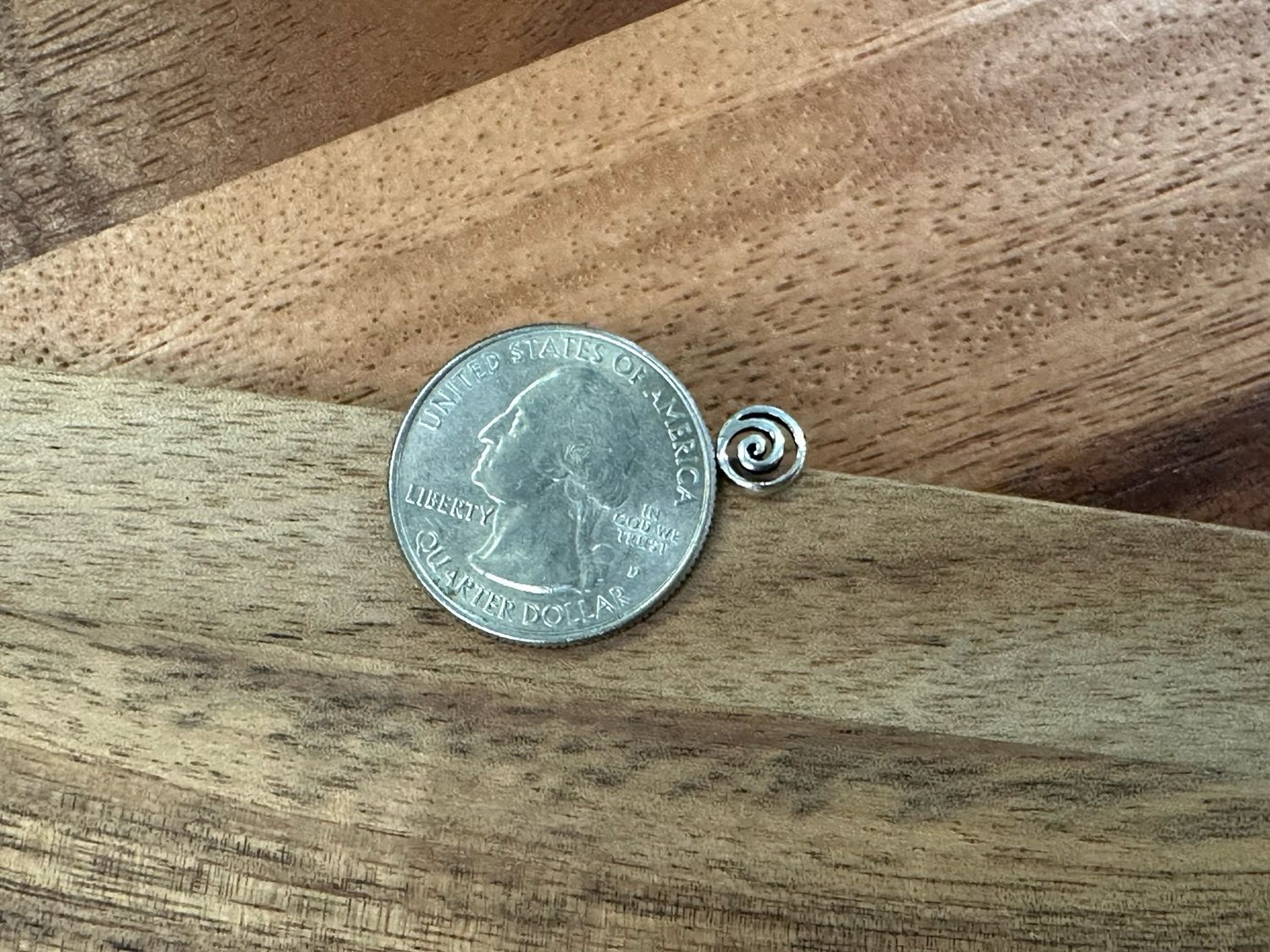 Earrings: Tiny Studs - Tiniest Spiral