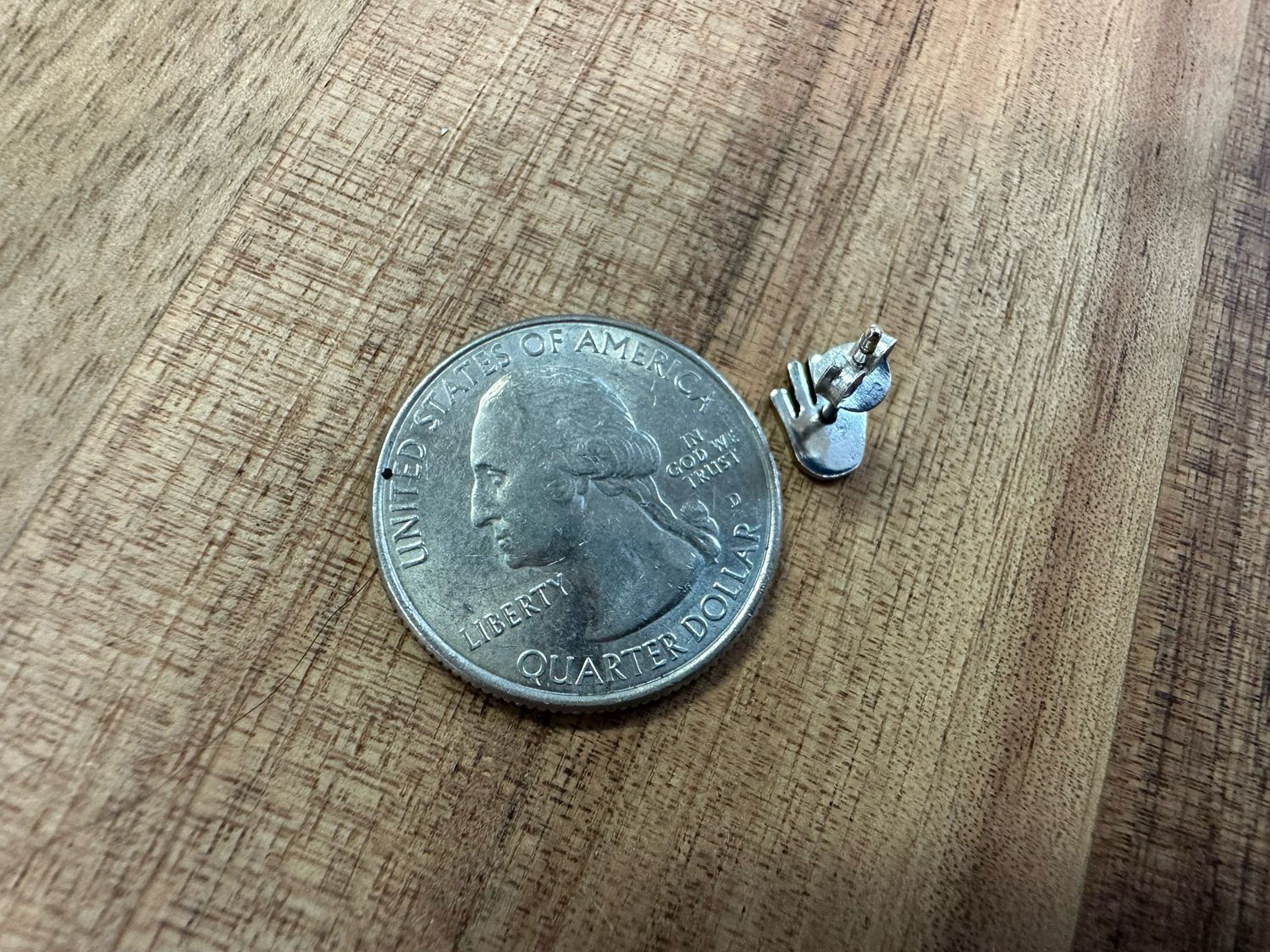 Earrings: Tiny Studs - Reiki Hand