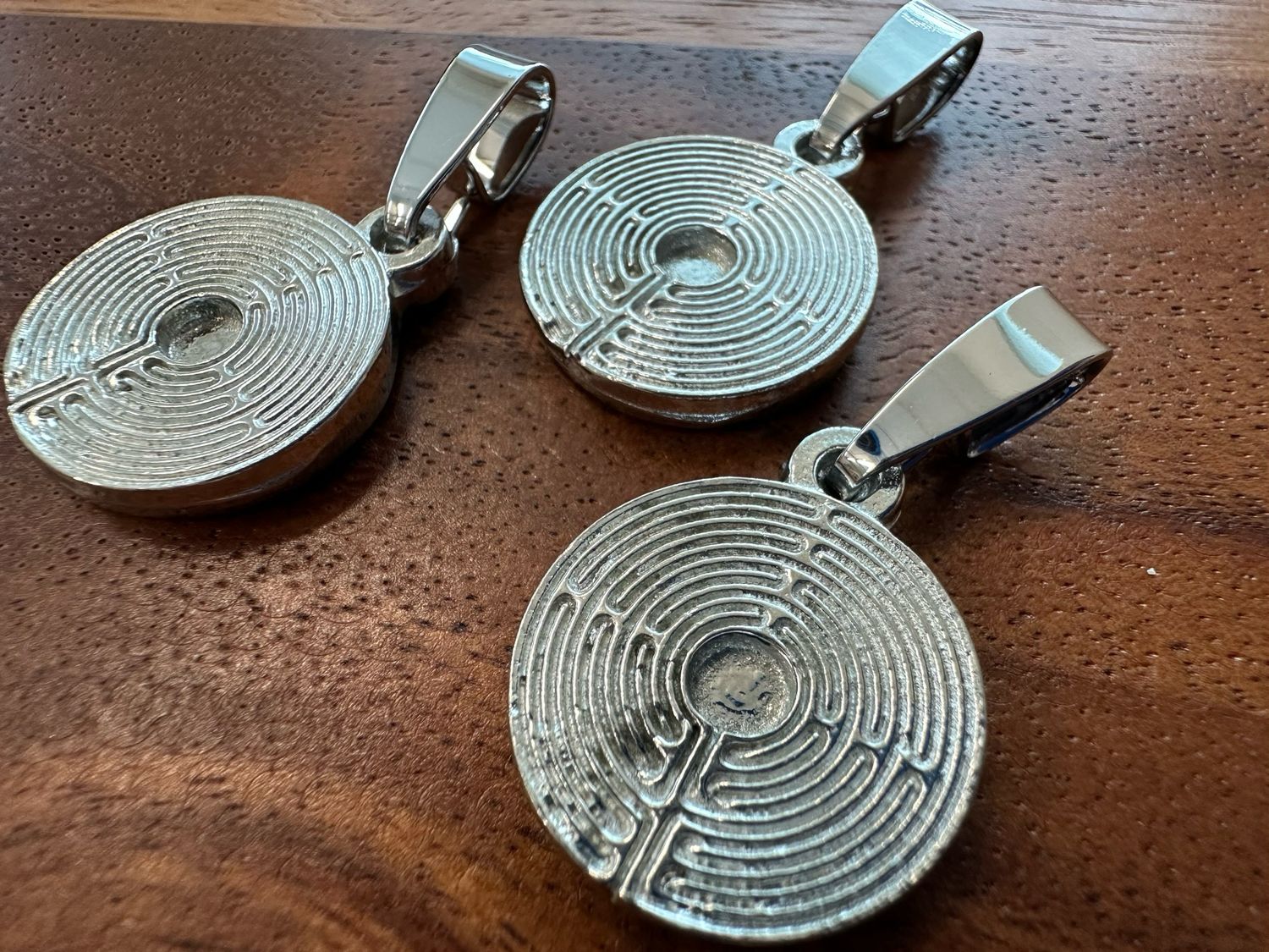 Labyrinth Pendant: Pewter (Small)