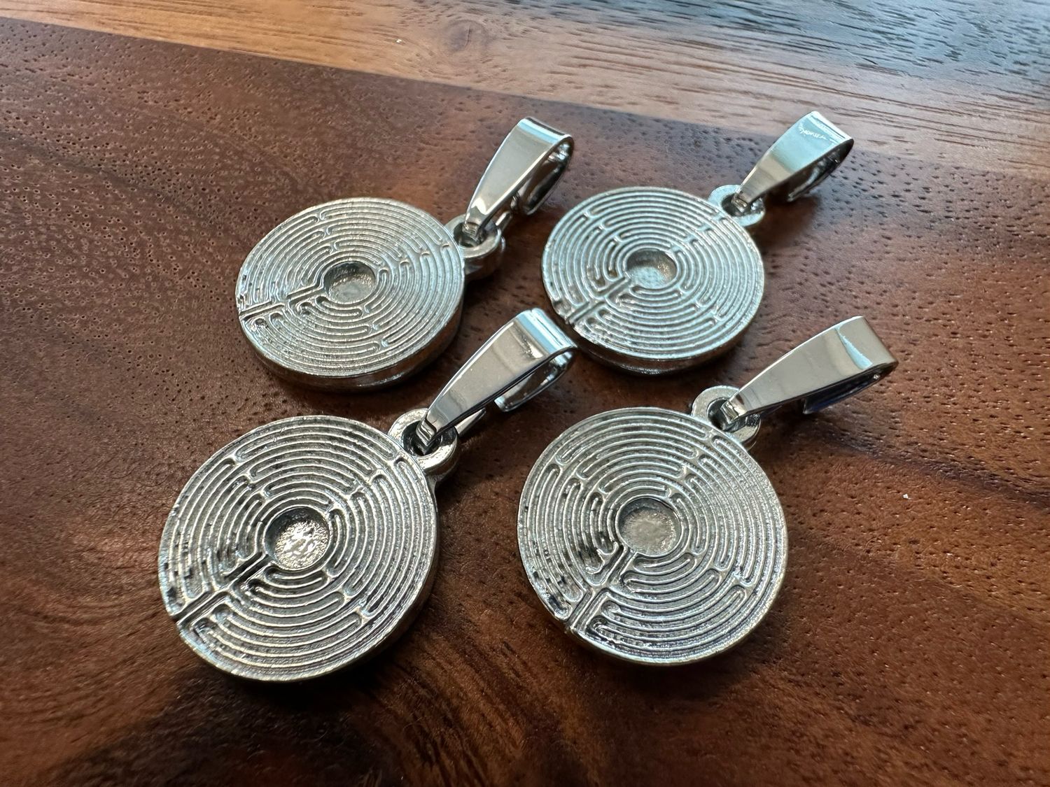 Labyrinth Pendant: Pewter (Small)
