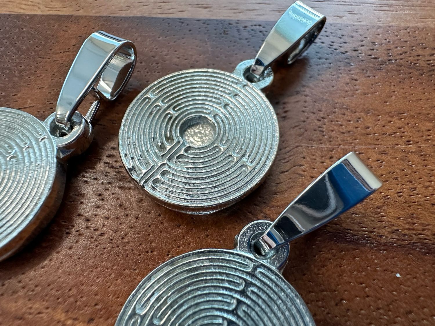 Labyrinth Pendant: Pewter (Small)