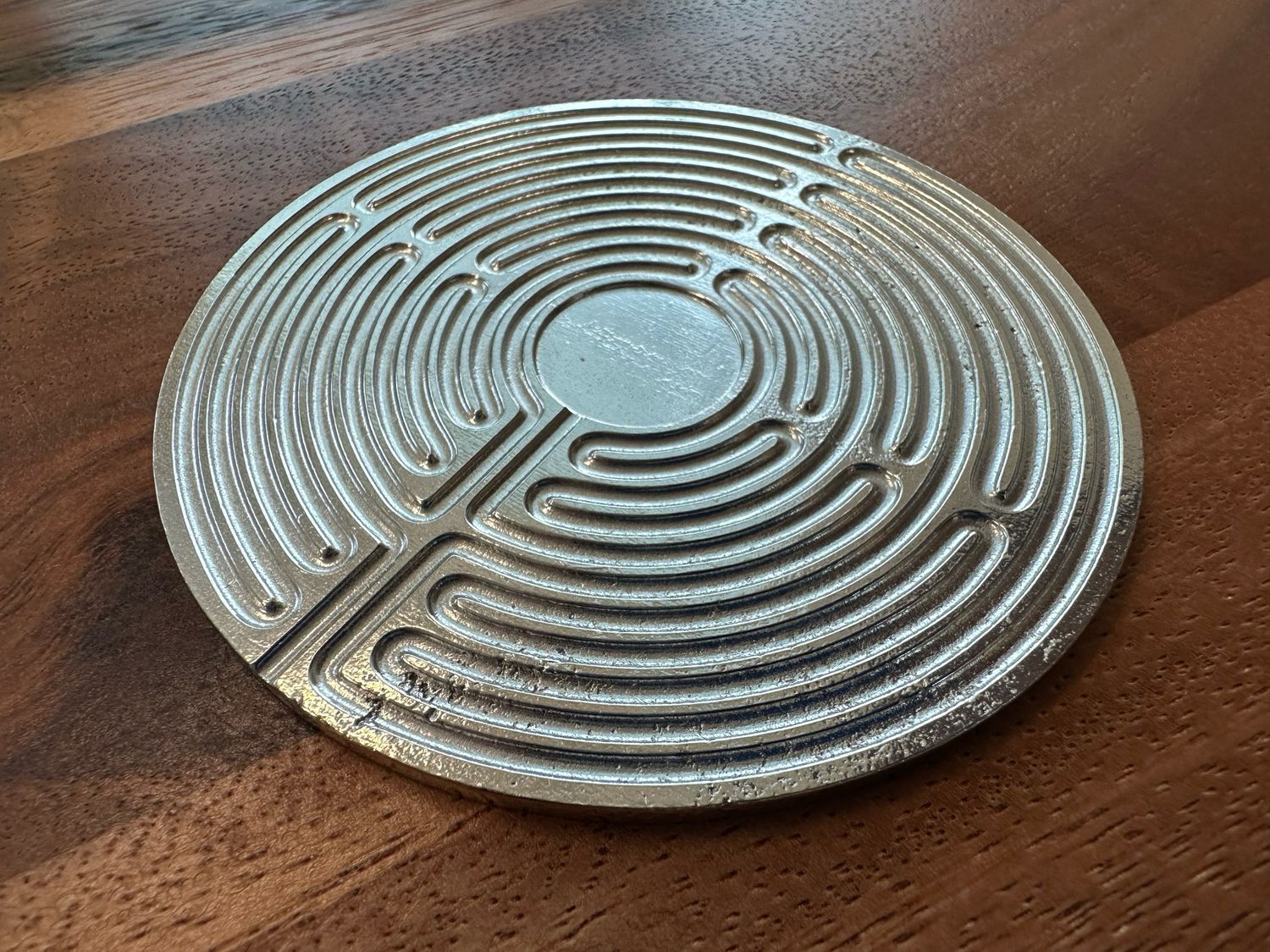 Pewter Labyrinth | Hand-Cast in North Carolina