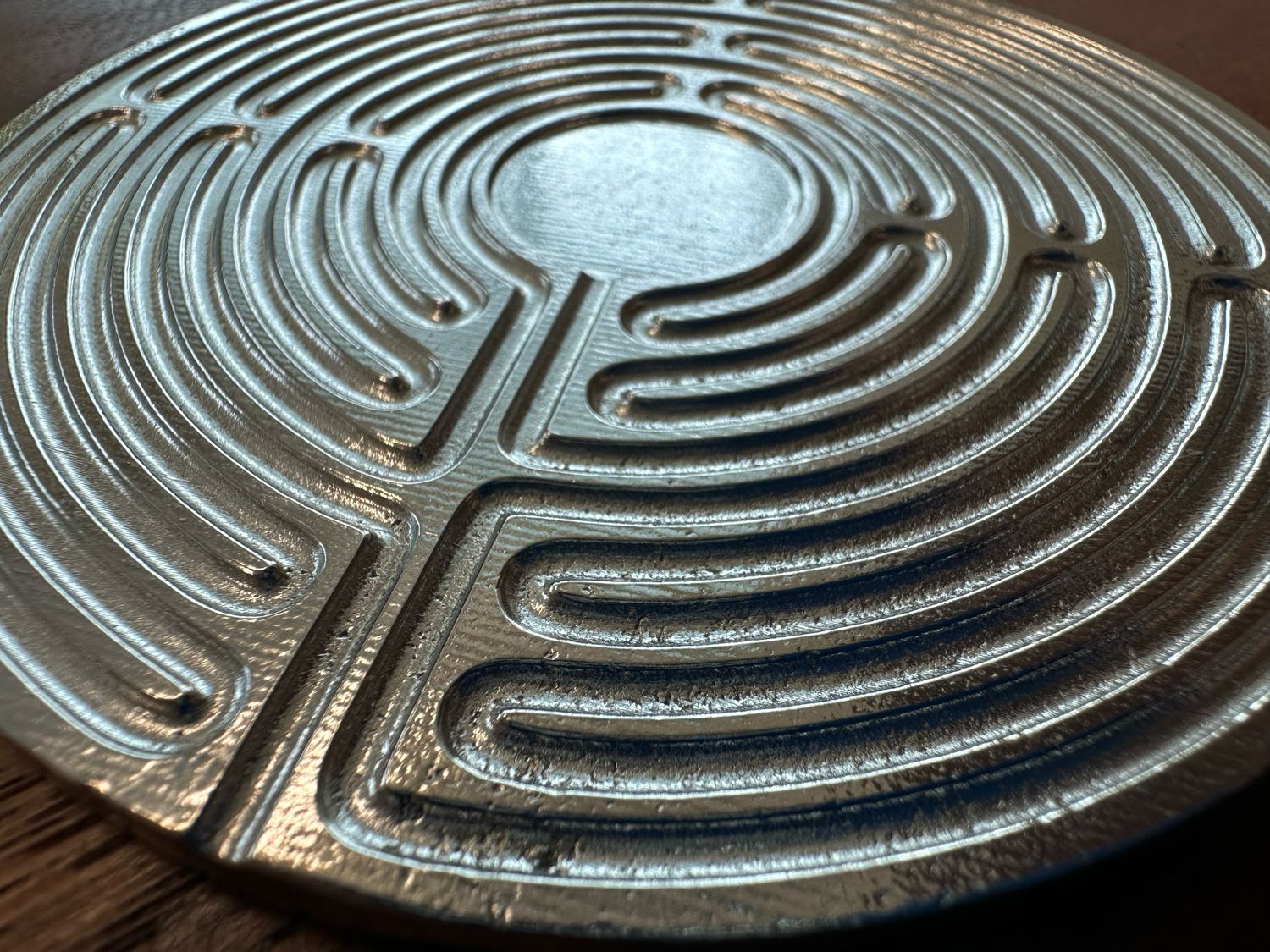 Pewter Labyrinth | Hand-Cast in North Carolina