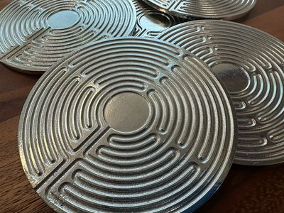Pewter Labyrinth | Hand-Cast in North Carolina