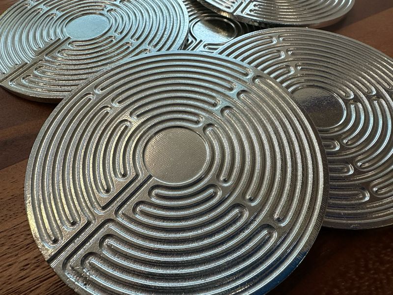 Pewter Labyrinth | Hand-Cast in North Carolina