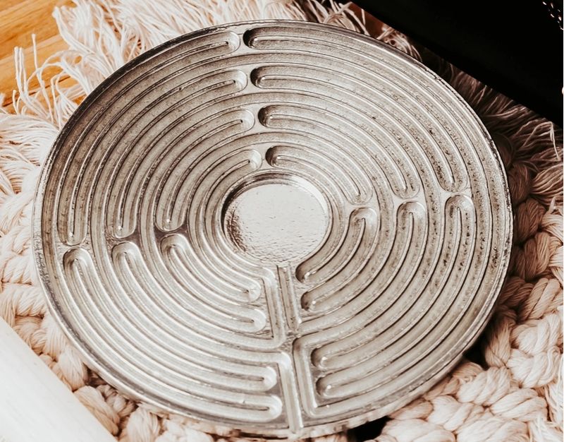 Pewter Labyrinth | Hand-Cast in North Carolina