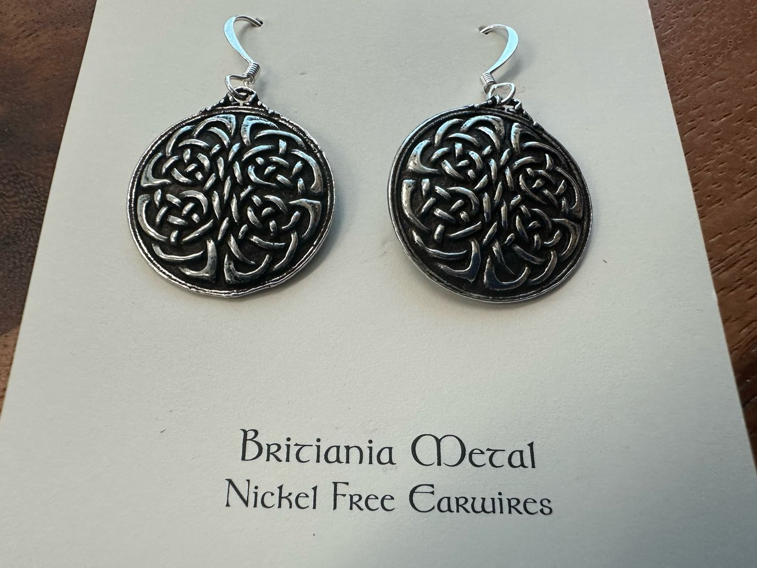 Earrings: Unity Knot (Pewter) | Bench-Cast in California