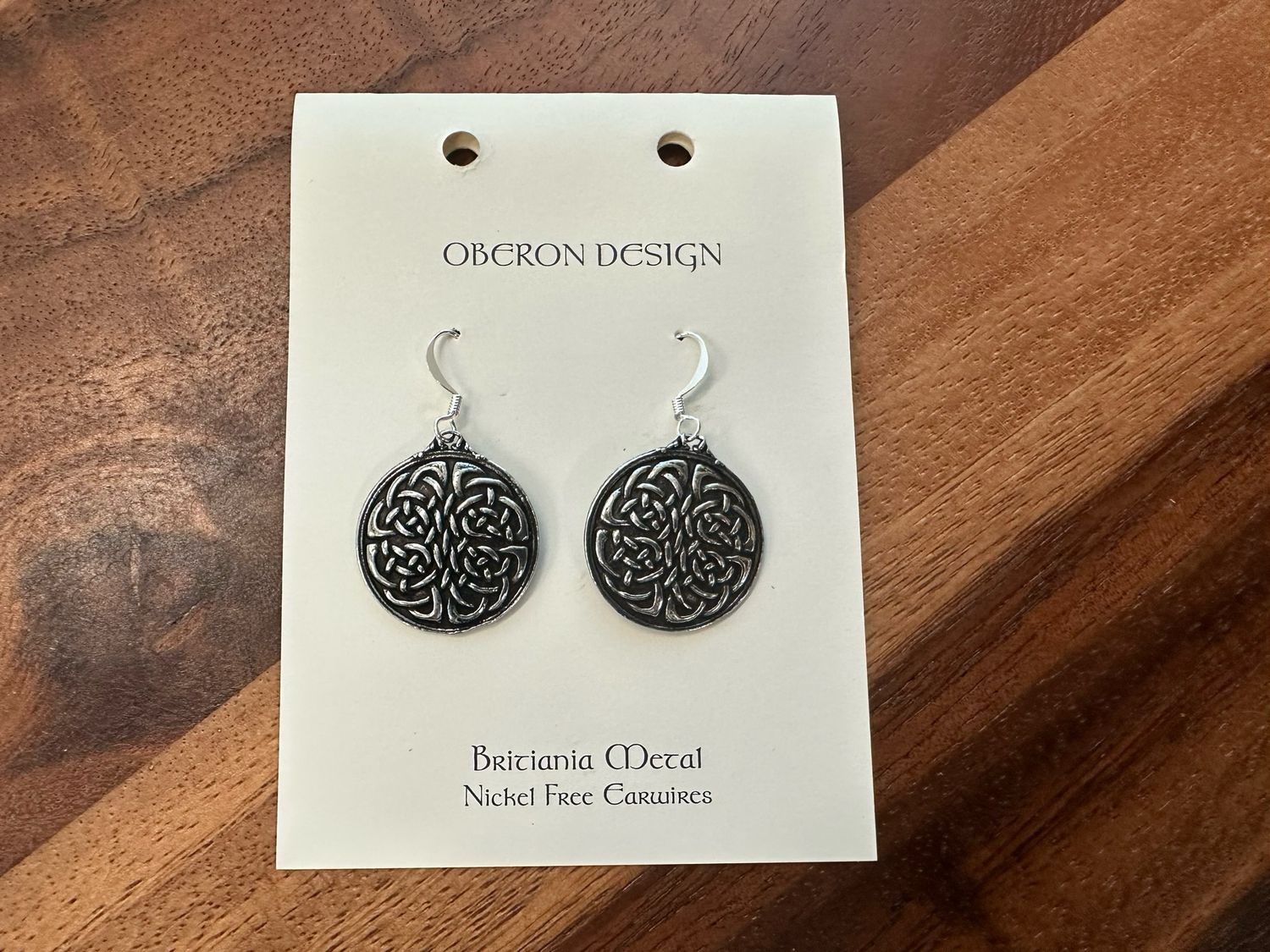 Earrings: Unity Knot (Pewter) | Bench-Cast in California