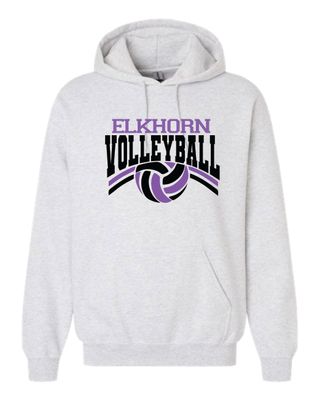 Elkhorn Volleyball Hooded Sweatshirt