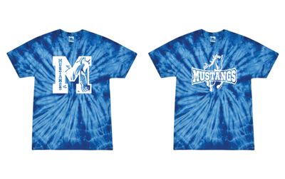 Brookwood Mustangs Tie Dye T-Shirt