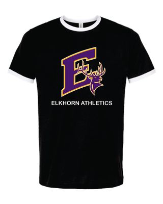 EAMS ATHLETICS- Ringer T-Shirt