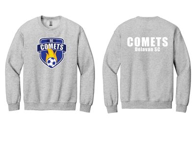 Comets Soccer Grey Crewneck