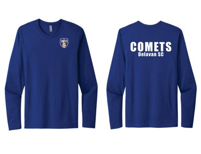 Comets Soccer Blue Long-Sleeve