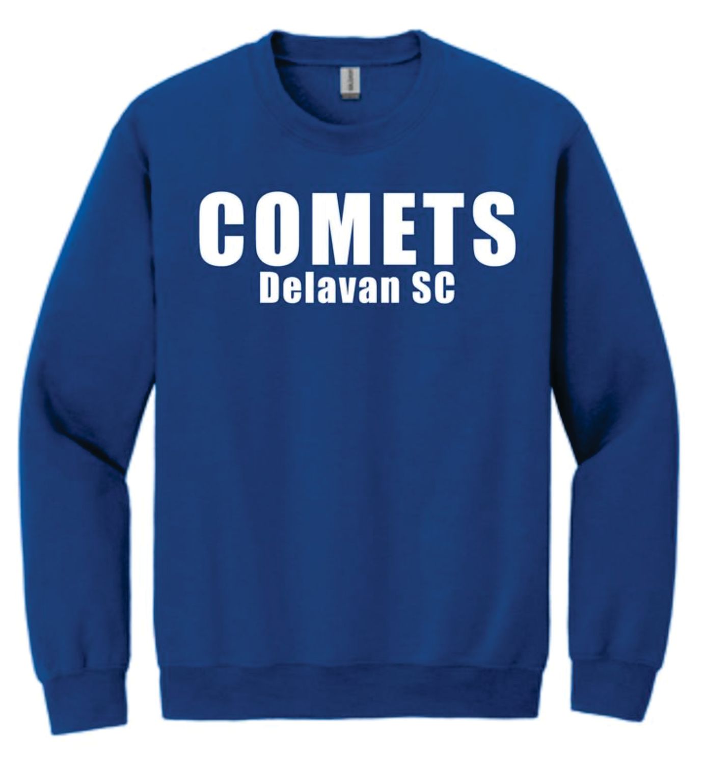 Comets Soccer Blue Crewneck (Customizable)