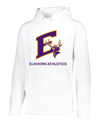 EAMS ATHLETICS- White Athletic Hooded Sweatshirt