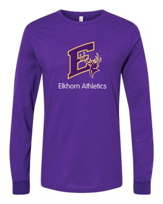 EAMS ATHLETICS- Purple Long Sleeve