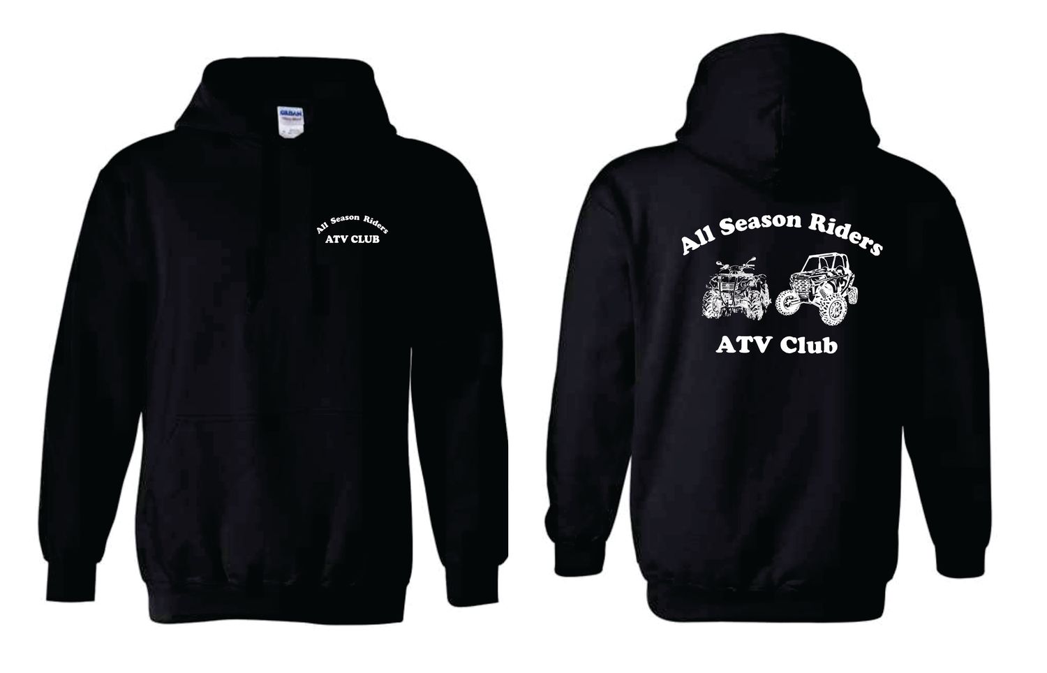 All Seasons Riders Hooded Sweatshirts (Design 1)