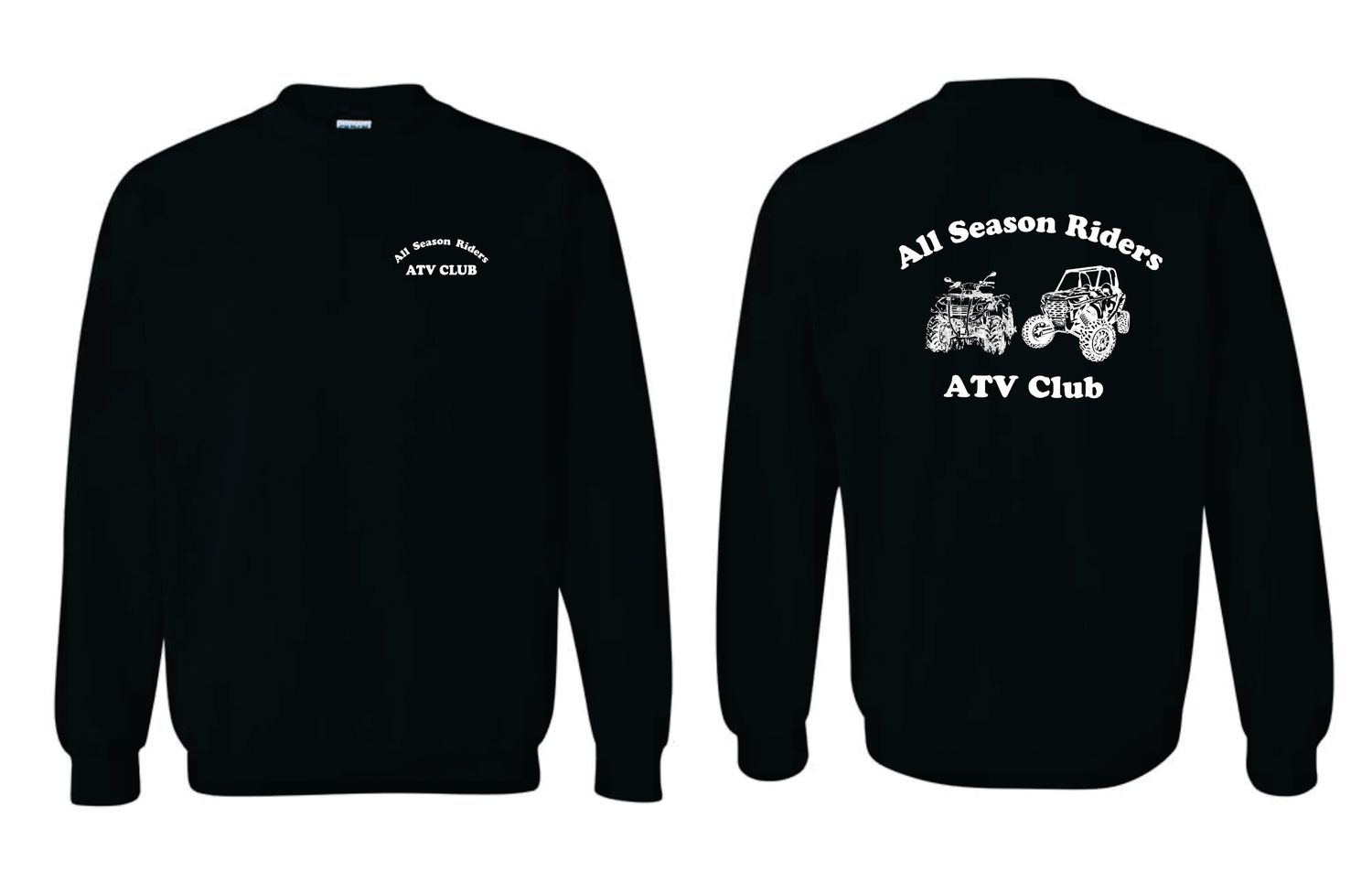 All Seasons Riders Crewneck Sweatshirt (Design 1)