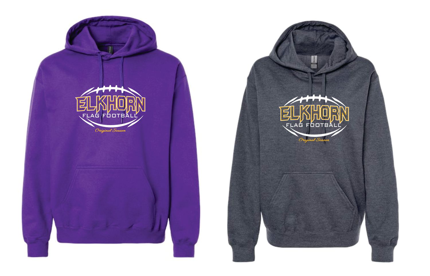 Elkhorn Flag Football Hooded Sweatshirt