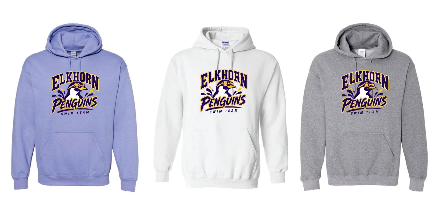 Penguins Hooded Sweatshirts (Design 1)