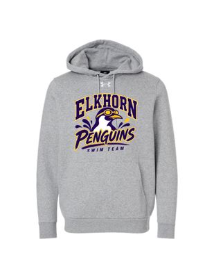 Penguins Under Armour Hooded Sweatshirt (Design 1)