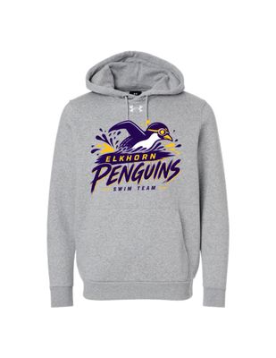 Penguins Under Armour Hooded Sweatshirt (Design 2)