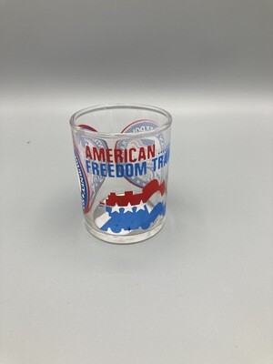 american freedom train shot glass