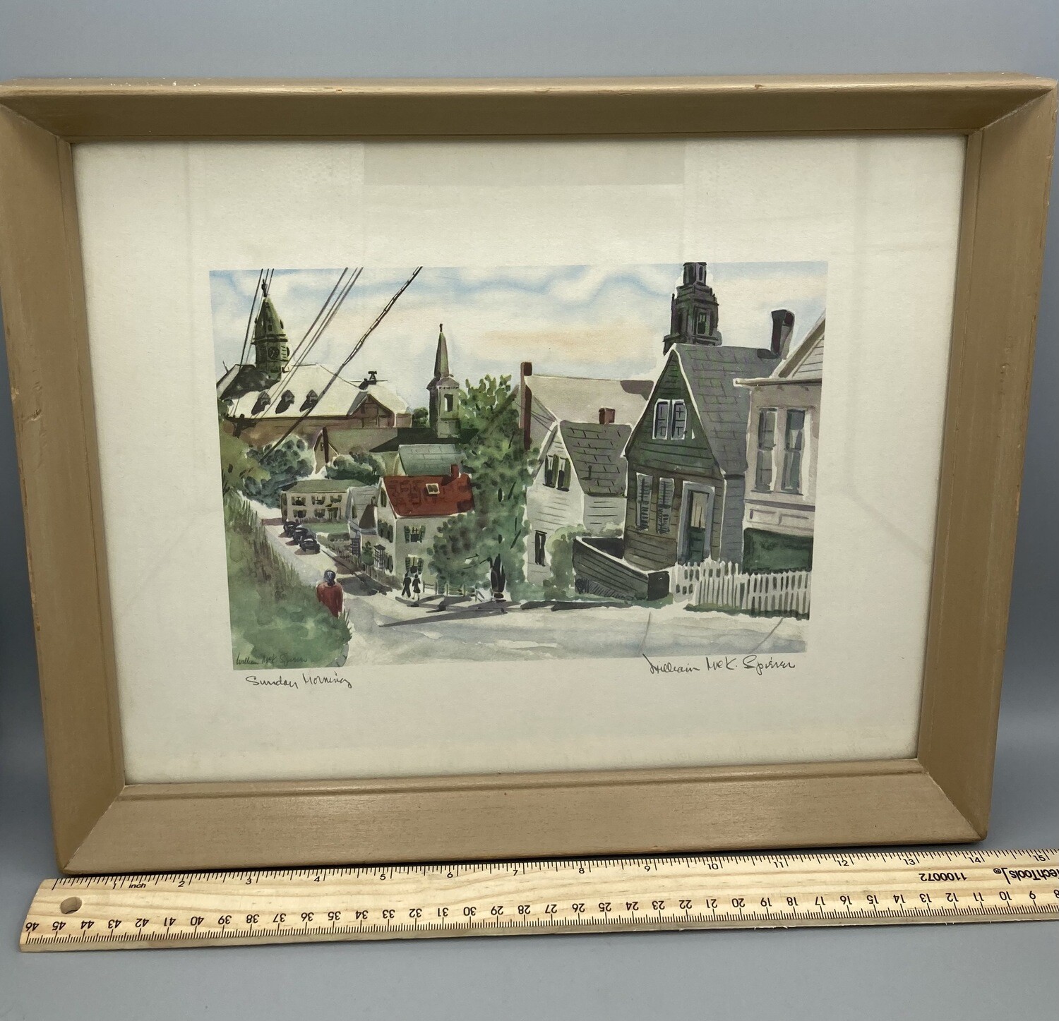 william mck.spierer lithograph signed