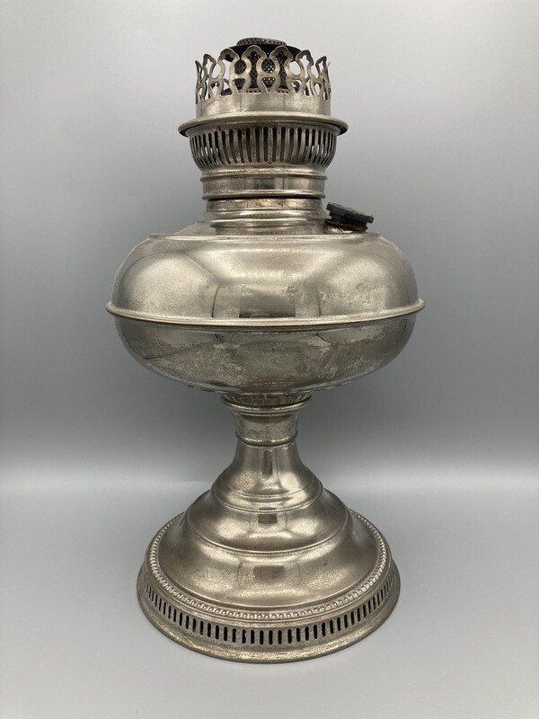 rayo kerosene lamp silver metal 1905
