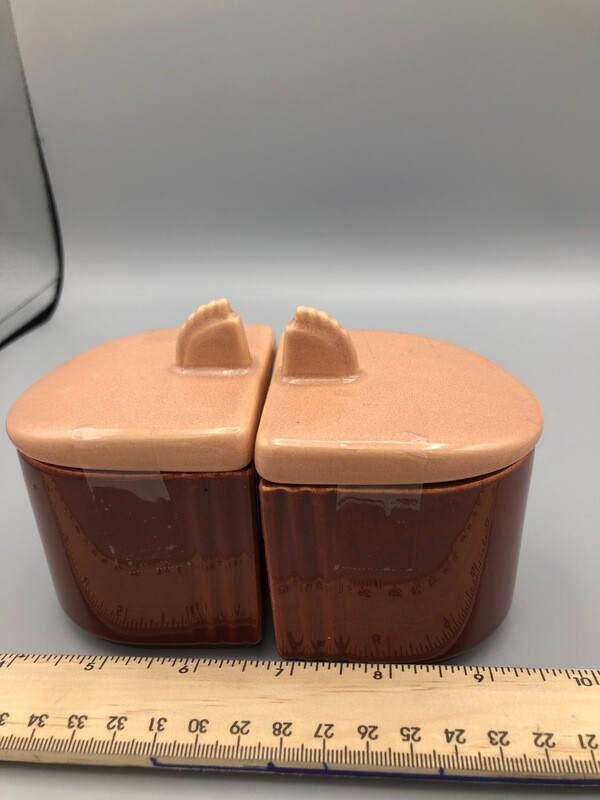 Art Deco Jam and Jelly Franciscan Pottery