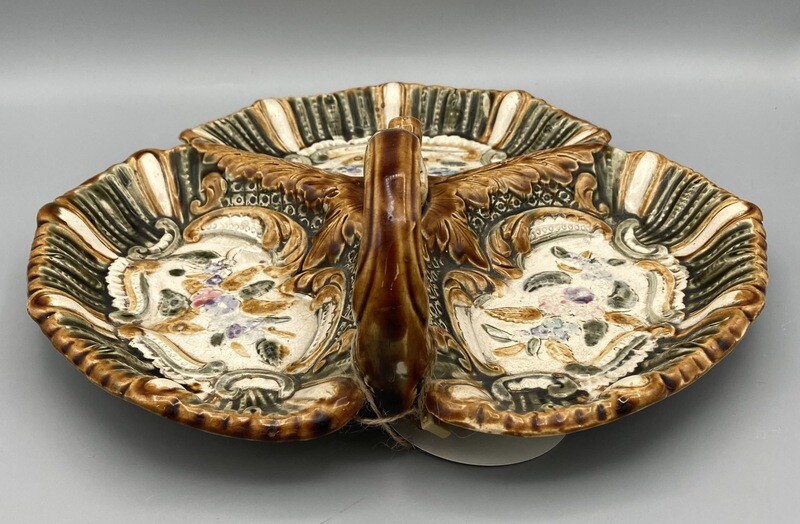 Alhambrian Majelica Trifold Dish