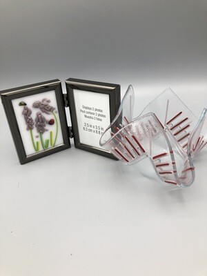 Valentine's Day Glass Fusion Couple Class 2/5/22