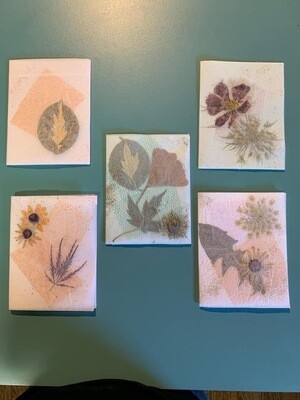 Pressed Flower Notecard Class 4/22/22