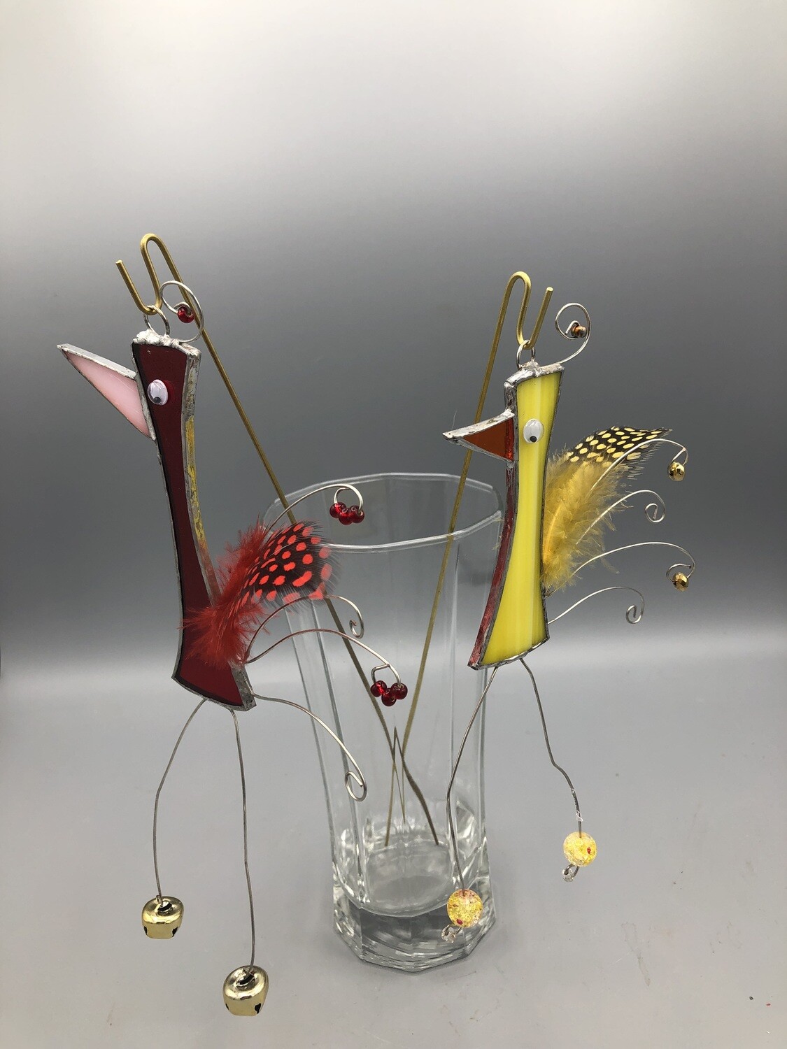 Stained Glass-Dancing Bird-9/8/22