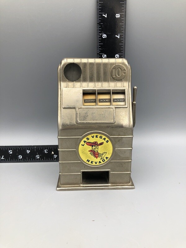 One Arm Bandit Jackpot Metal Bank