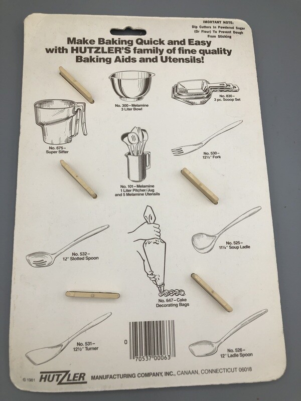 hutzler cookie cut-ups nib