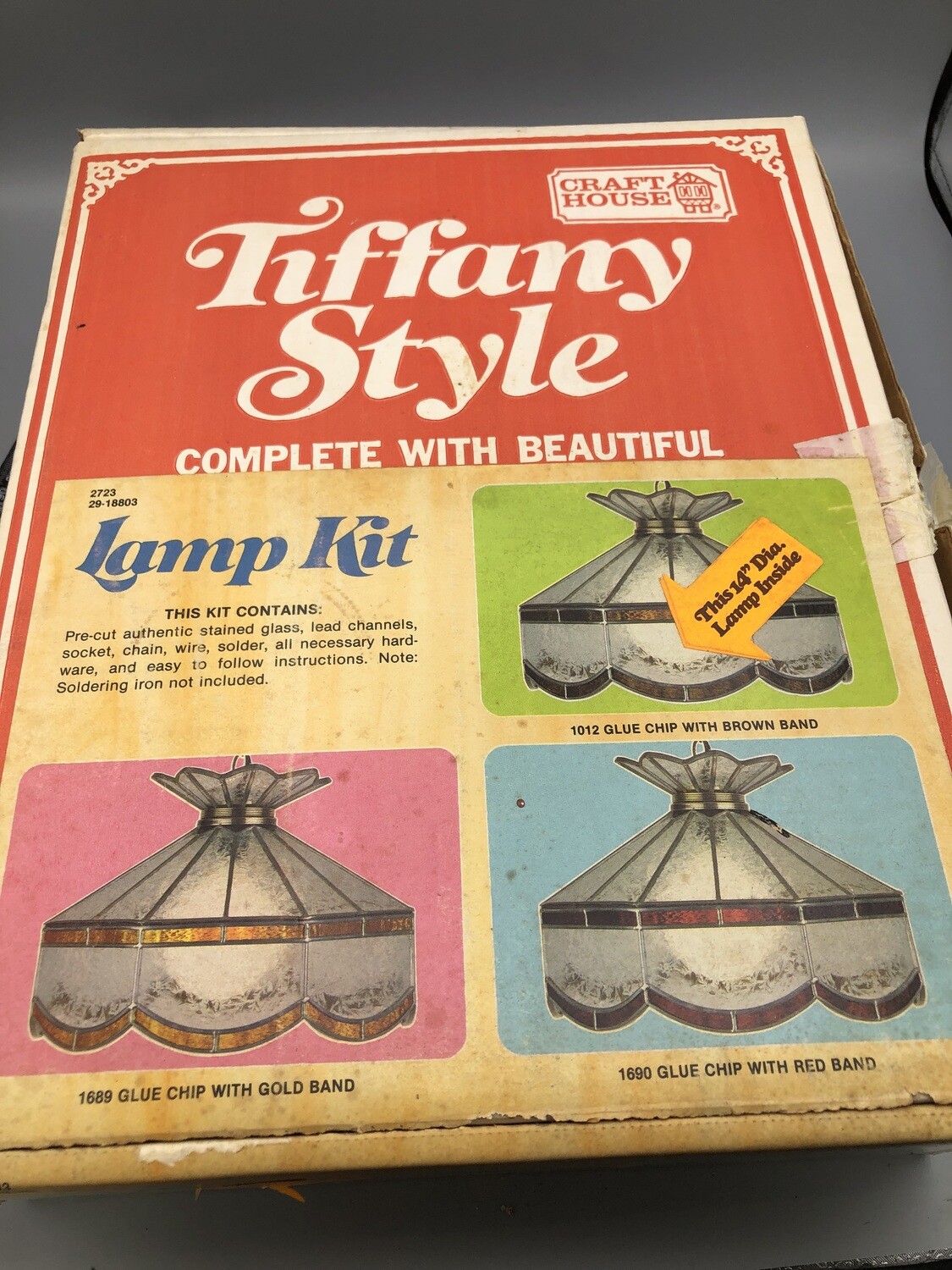 crafthouse tiffany style lamp kit