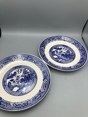 Royal China Blue Willow 9" Plate